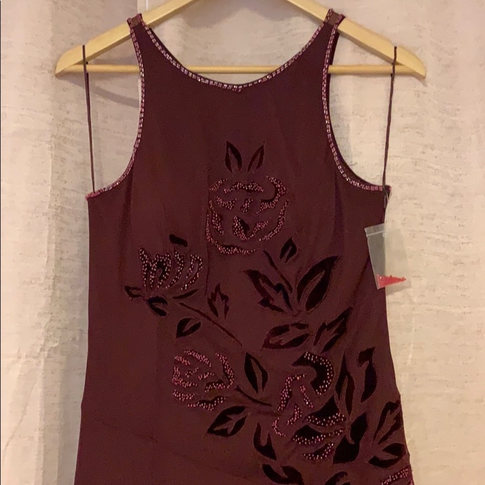 STUNNING VINTAGE DRESS AND MATCHING SHALL